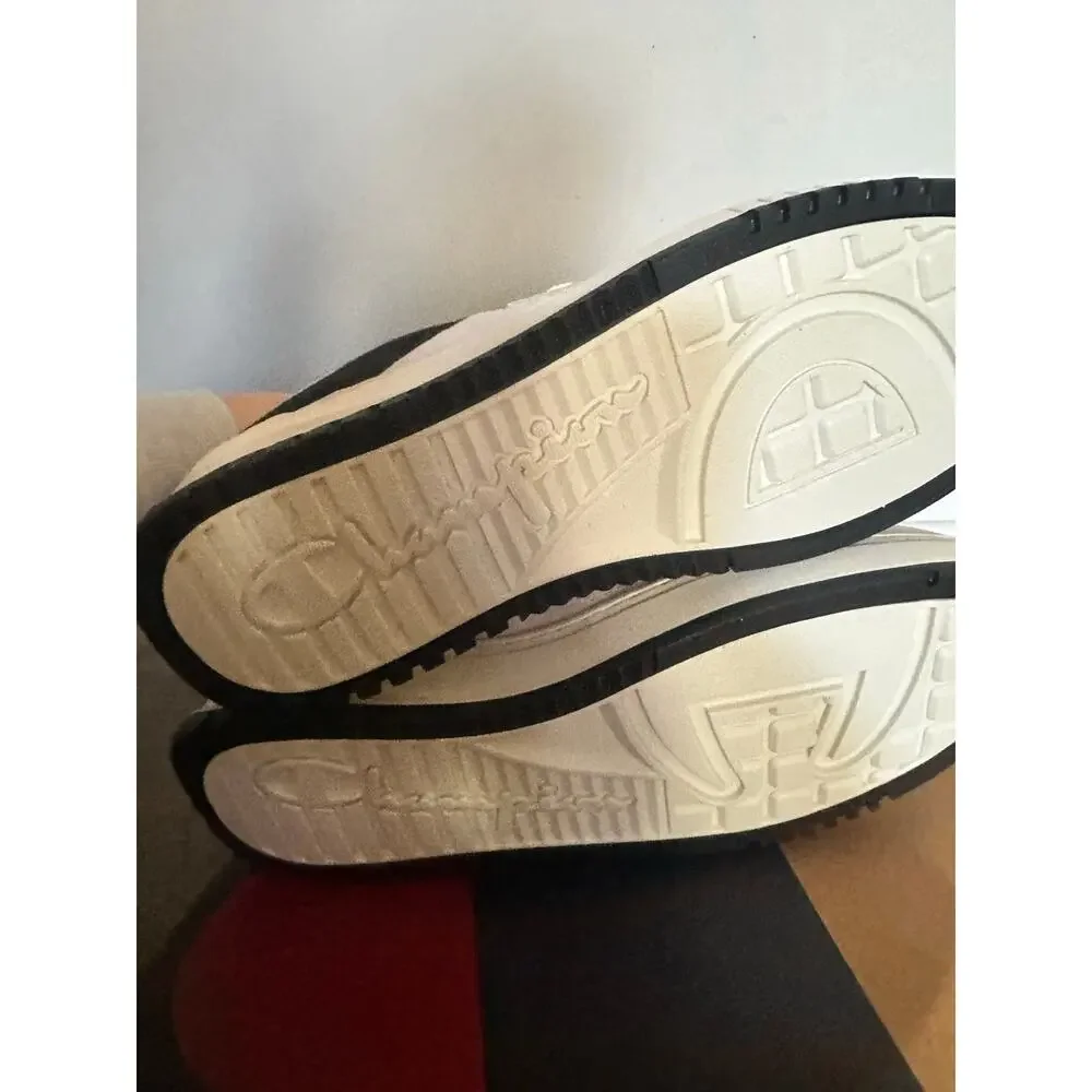 CHAMPION MENS 12 Chalk Black Fifty94 Dial Up Low Sneakers Lace Up P1-100 sz 12
